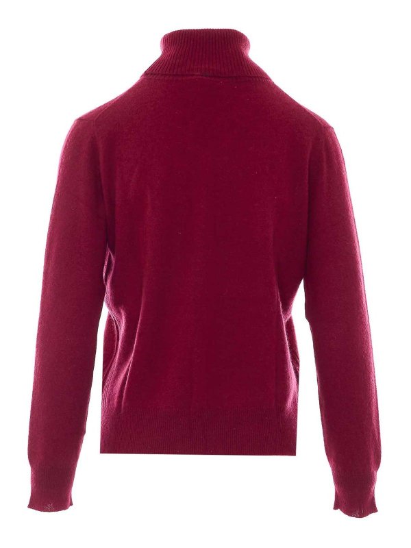 NOTSHY: Strickpullover mit Rundhalsausschnitt online - Rundhalspullover - Rot