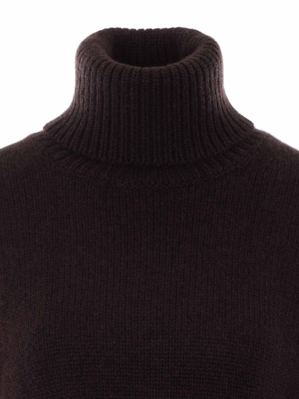 クルーネック - ブラウン shop online: NOTSHY