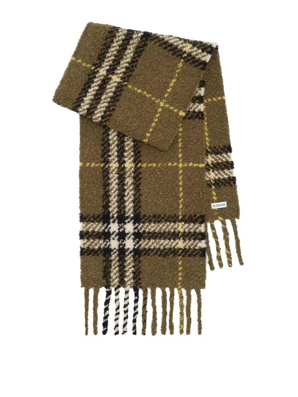 BURBERRY: Bufandas y pañuelos - Bufanda - Verde