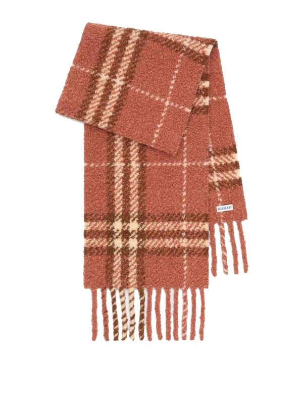 BURBERRY: スカーフ - スカーフ - ピンク