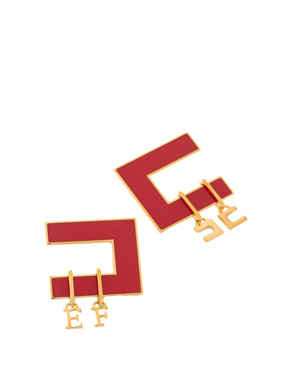 ELISABETTA FRANCHI: Pendientes online - Pendientes - Rojo