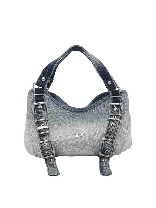 DIESEL: トートバッグ - トートバッグ - グレー