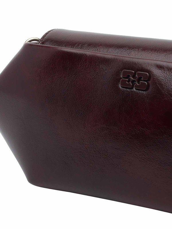 クロスボディバッグ - 赤 shop online: GANNI