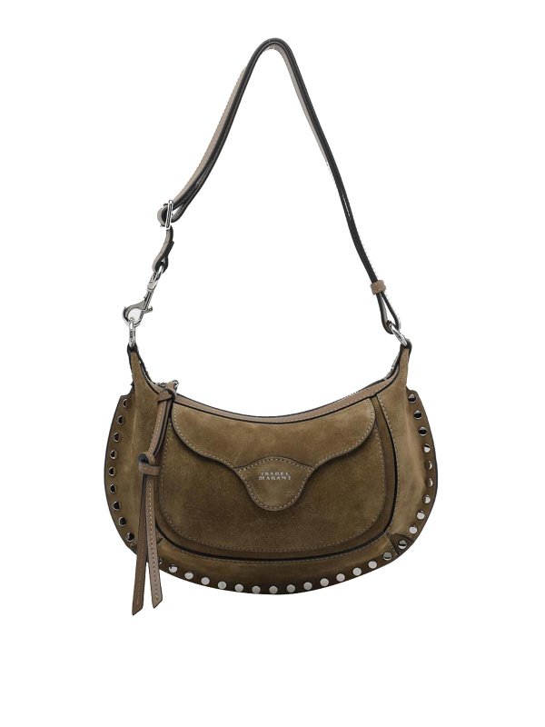 ISABEL MARANT: ショルダーバッグ - ショルダーバッグ - ブラウン
