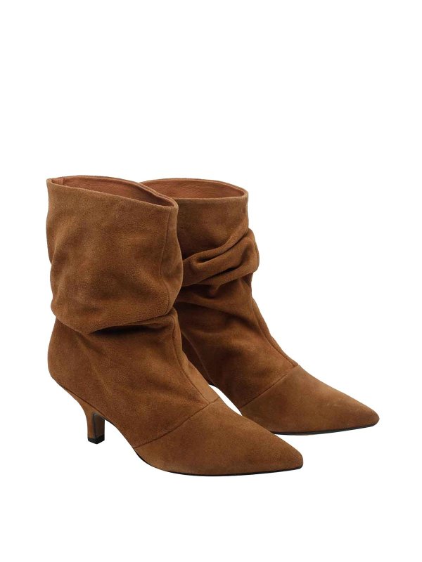 ANGEL ALARCON: ankle boots online - Suede Booties