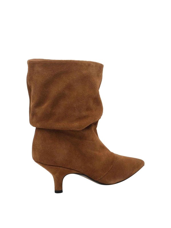 The Best Shops ANGEL ALARCON: ankle boots - Suede Booties
