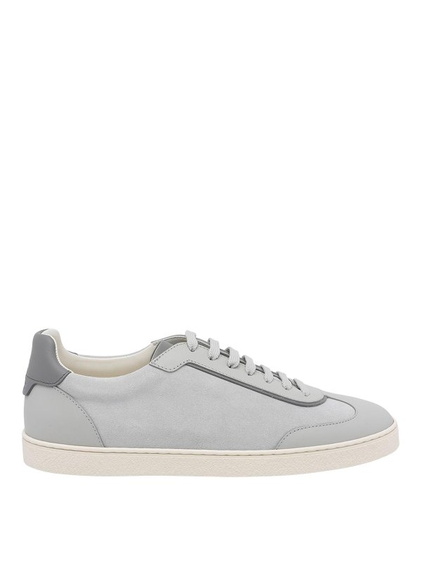 BRUNELLO CUCINELLI: Chaussures de sport - Baskets - Gris
