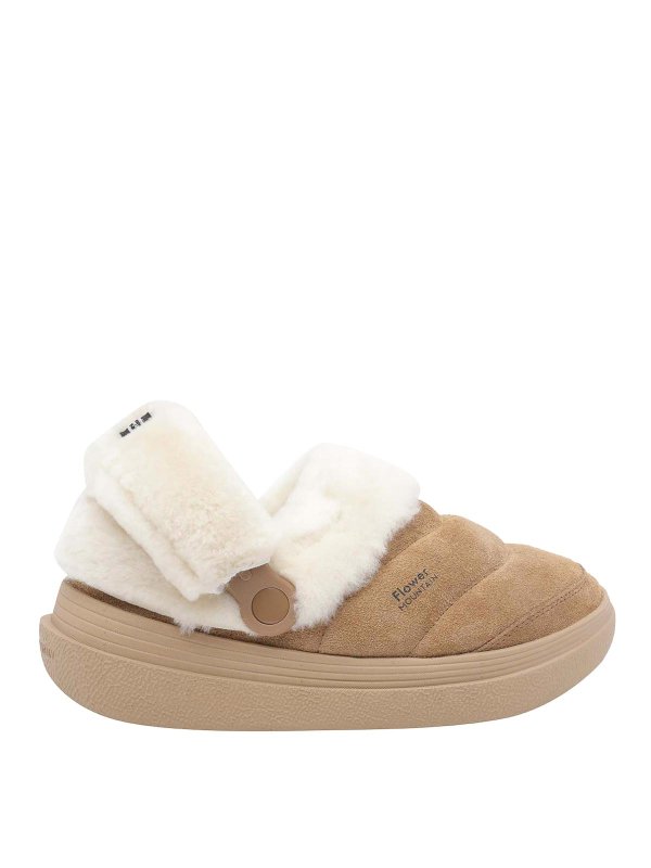 FLOWER MOUNTAIN: Mules - Mules - Beige