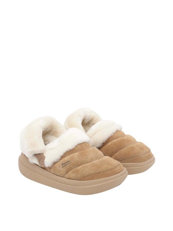 FLOWER MOUNTAIN: Mules online - Mules - Beige