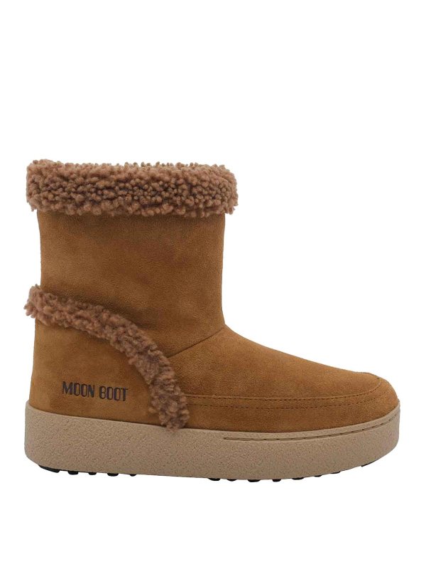Moon Boot: Bottines - Bottines - Marron