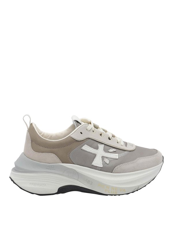 PREMIATA: Chaussures de sport - Baskets - Beige