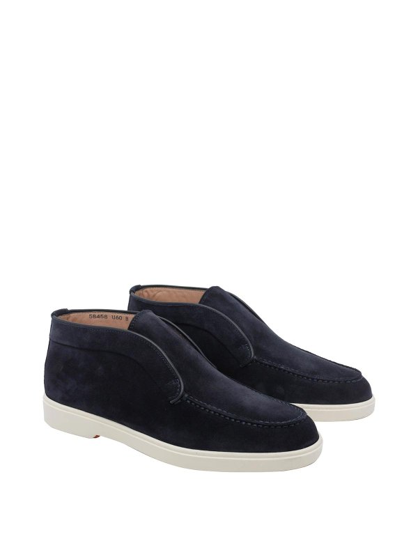 SANTONI: ブーティー online - アンクルブーツ - ブルー