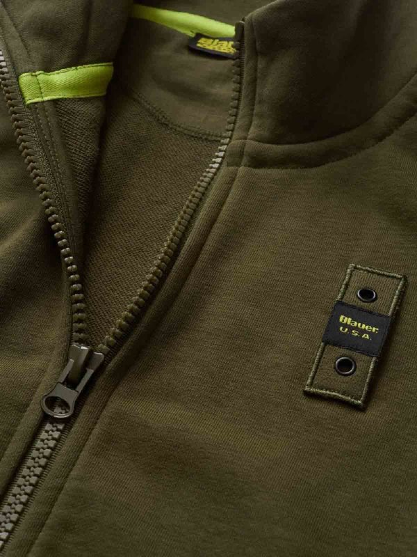 BLAUER: Sweatshirts & Sweaters online - Green Jerseys