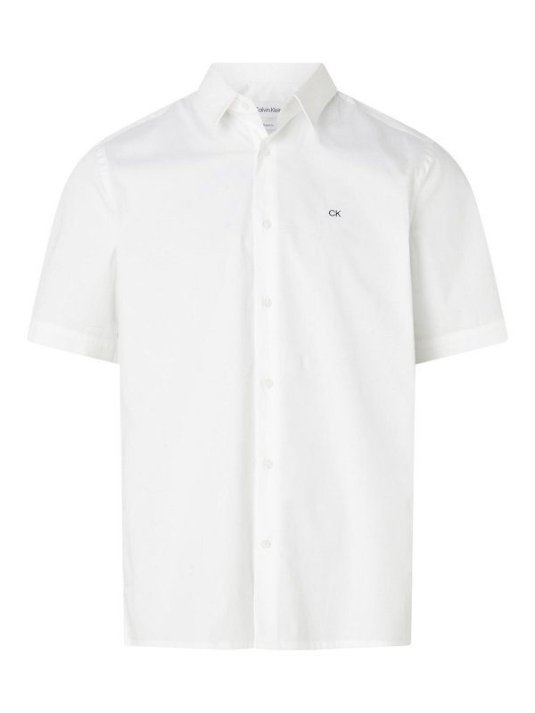 CALVIN KLEIN: シャツ - シャツ - 白