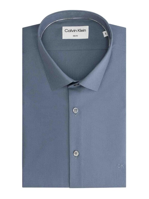 CALVIN KLEIN: シャツ - シャツ - 緑