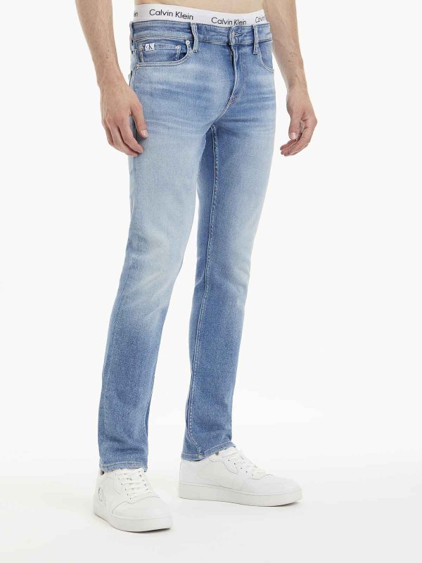 The Best Shops CALVIN KLEIN: ストレートジーンズ - ストレートジーンズ - ブルー