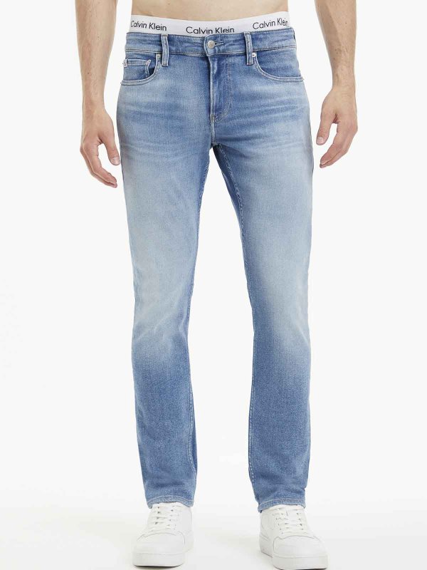 CALVIN KLEIN buy online ストレートジーンズ - ブルー