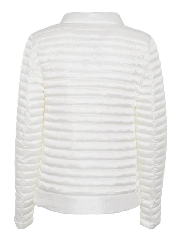 Save The Duck: knee length coats online - White Jackets