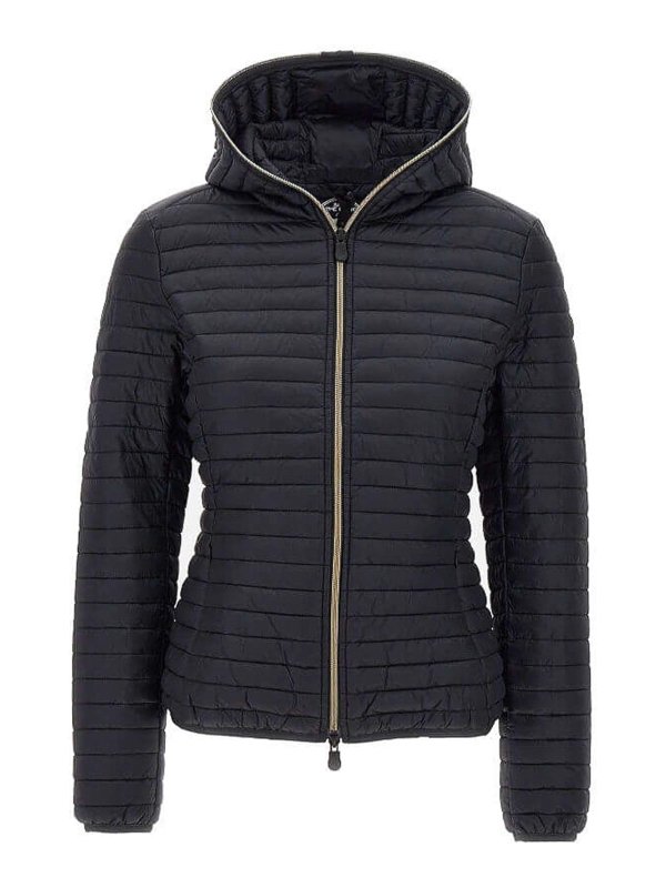 Save The Duck: knee length coats - Black Jackets