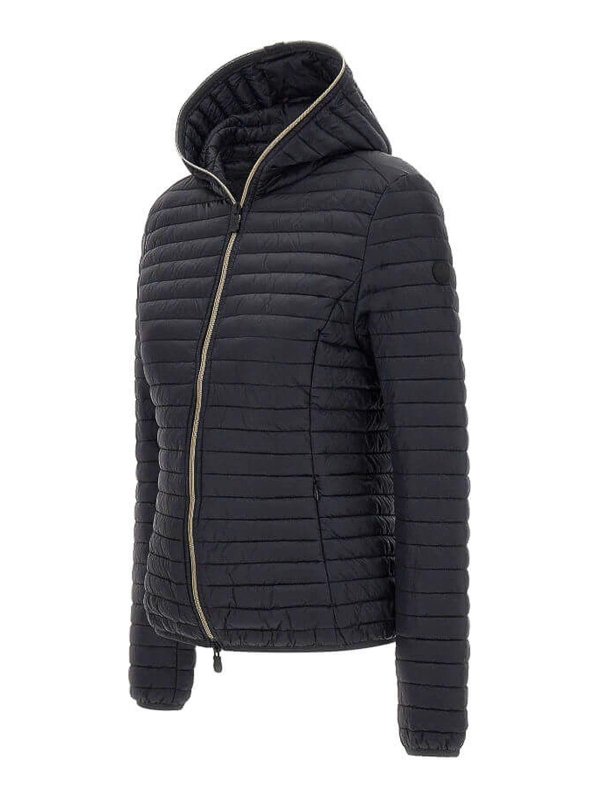 The Best Shops Save The Duck: knee length coats - Black Jackets