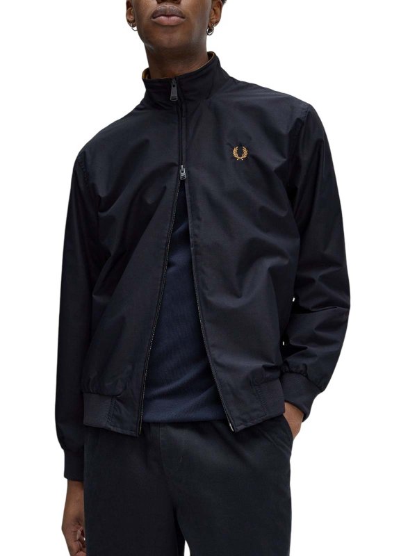 FRED PERRY buy online 膝丈コート - ブルー