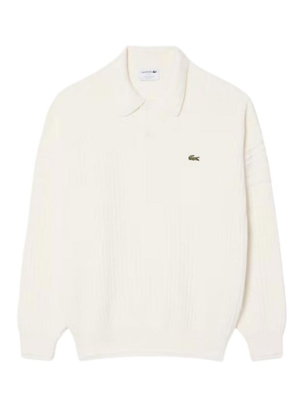 LACOSTE: ポロシャツ - ポロシャツ - クリーム