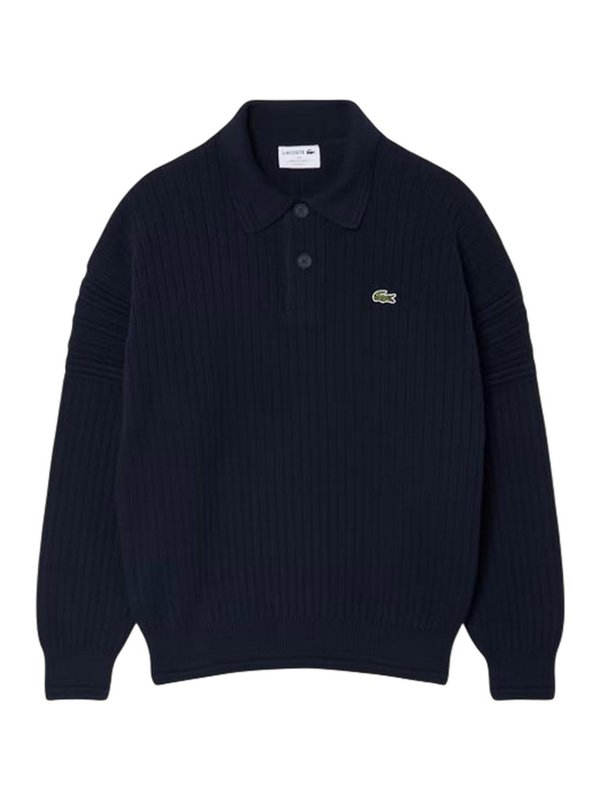 LACOSTE: polo shirts - Blue Jerseys