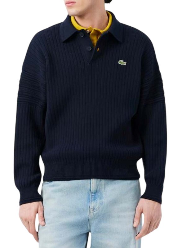 The Best Shops LACOSTE: polo shirts - Blue Jerseys