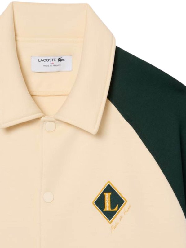 LACOSTE: knee length coats online - White Jackets