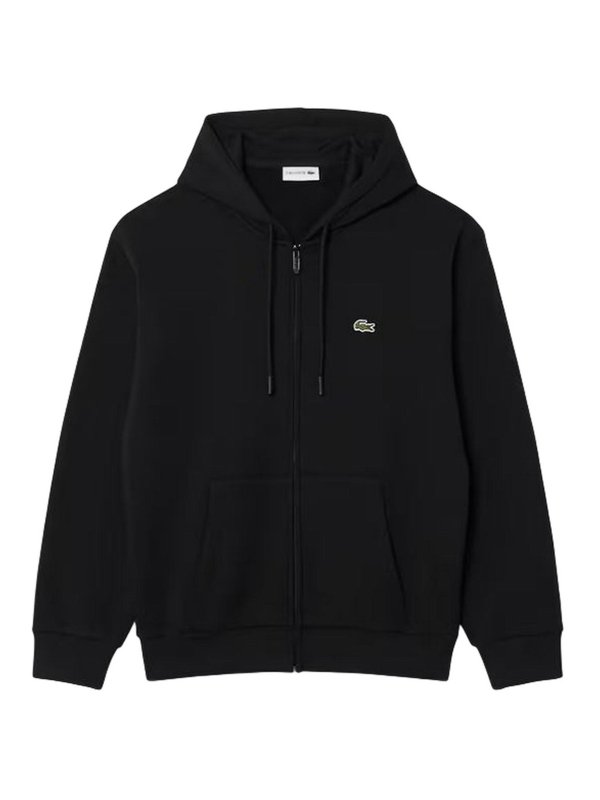 LACOSTE: スウェット＆セーター - スウェットシャツ/セーター - 黒