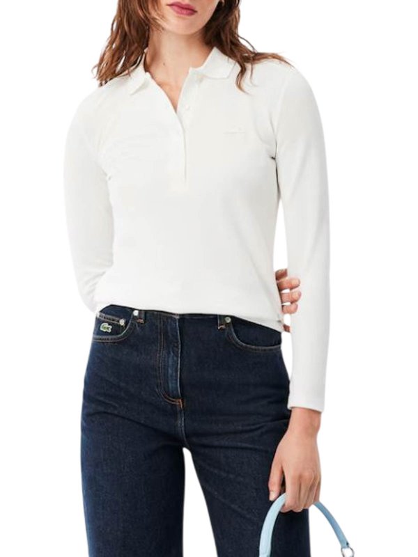 The Best Shops LACOSTE: ポロシャツ - ポロシャツ - クリーム