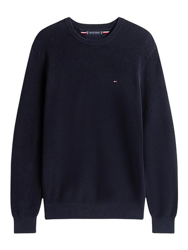 TOMMY HILFIGER: クルーネック - クルーネック - ブルー
