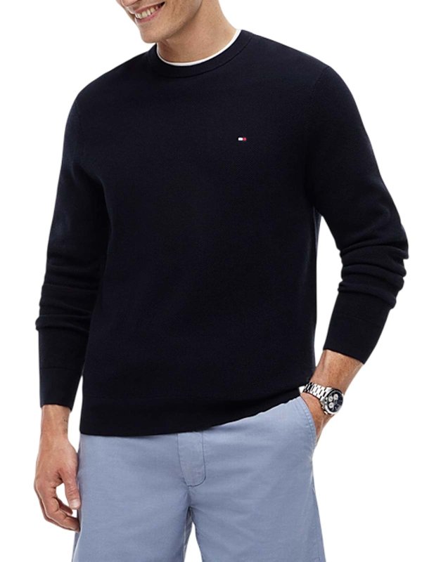 TOMMY HILFIGER: クルーネック online - クルーネック - ブルー