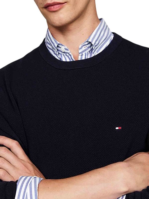 TOMMY HILFIGER buy online クルーネック - ブルー