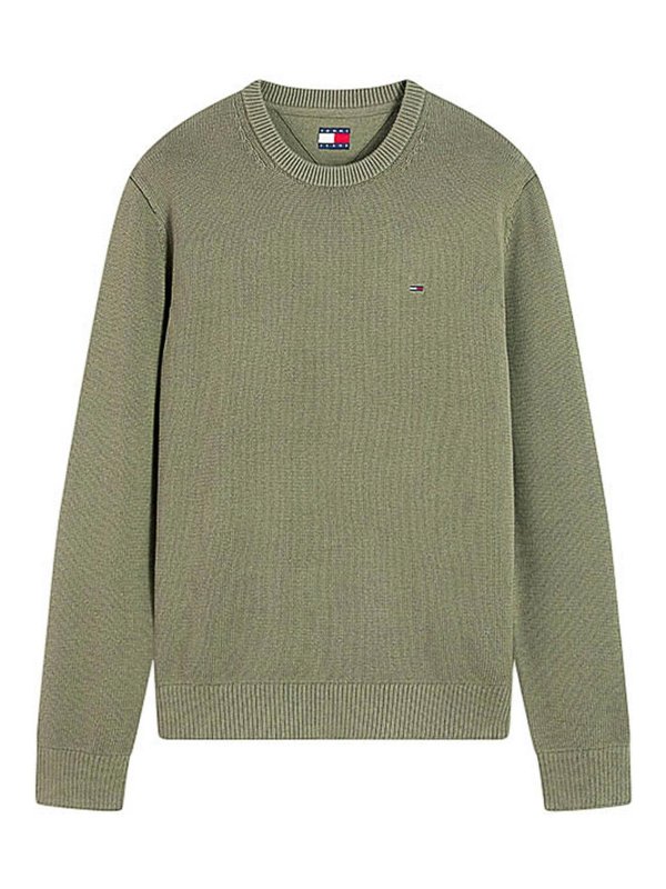 TOMMY HILFIGER: クルーネック - クルーネック - 緑