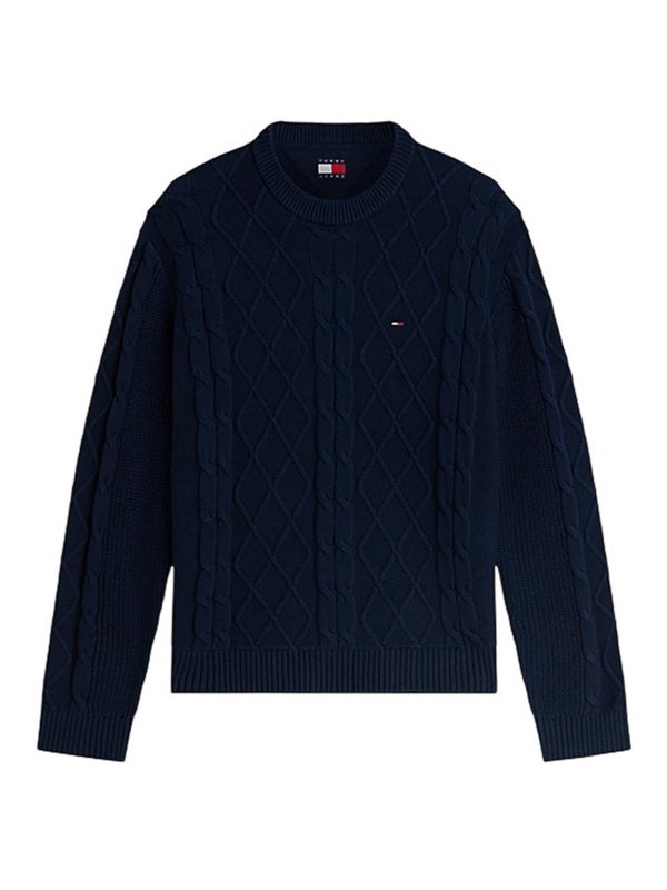 TOMMY HILFIGER: クルーネック - クルーネック - ブルー