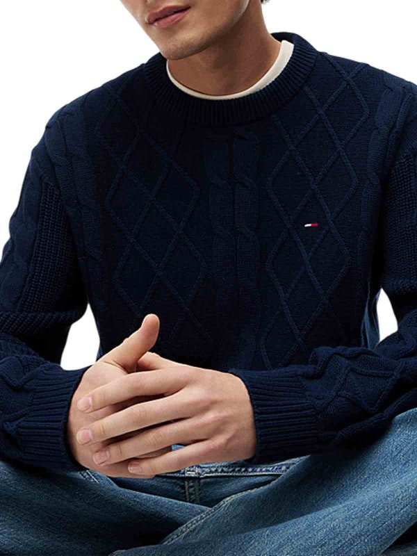 The Best Shops TOMMY HILFIGER: クルーネック - ブルー