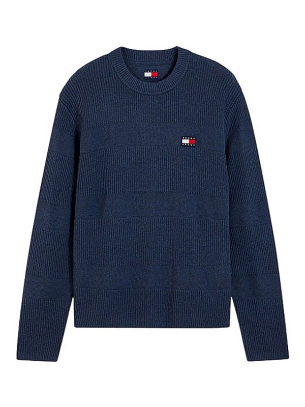 TOMMY HILFIGER: クルーネック - クルーネック - ブルー
