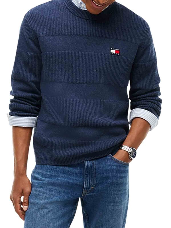 The Best Shops TOMMY HILFIGER: クルーネック - クルーネック - ブルー