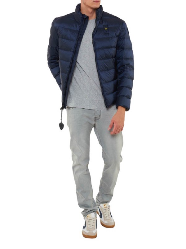 The Best Shops BLAUER: 膝丈コート - ブルー
