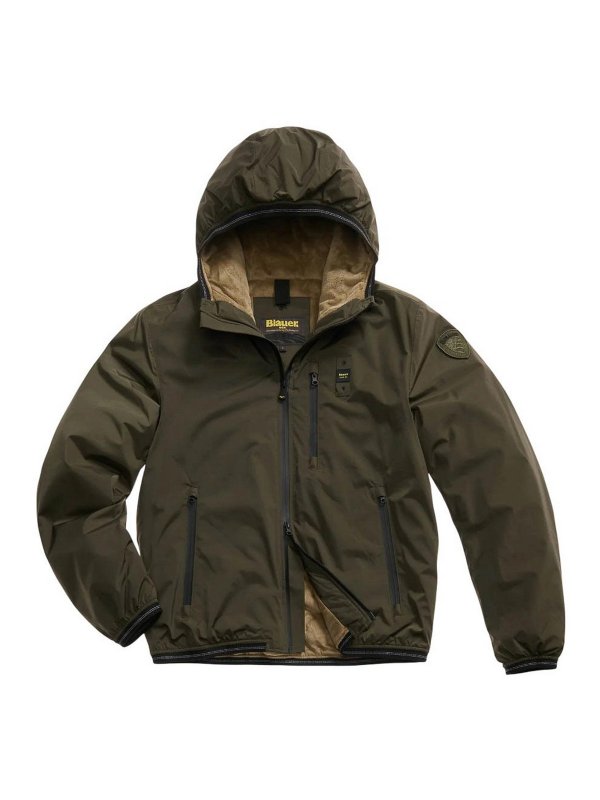 BLAUER: cappotti al ginocchio - Giacconi Verde