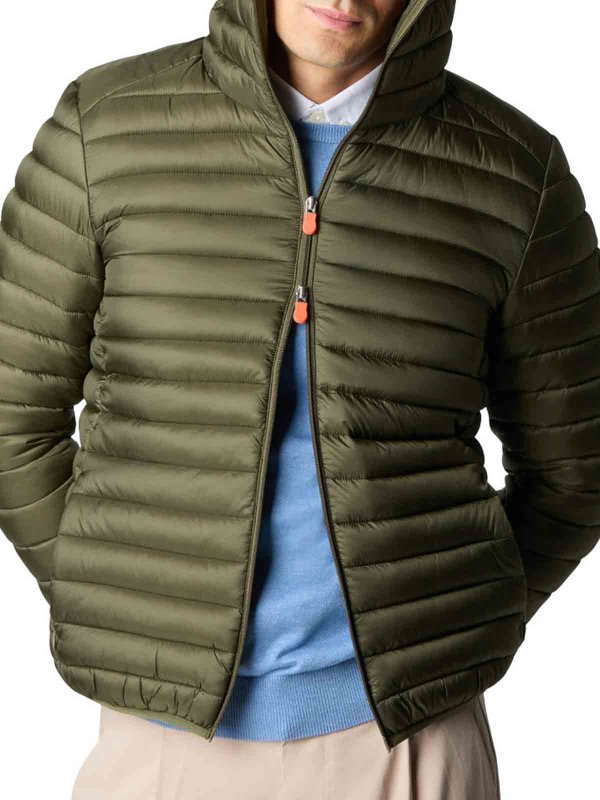 Save The Duck buy online Green Jackets