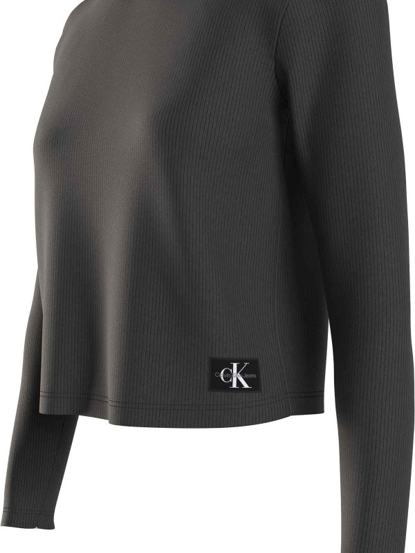 ストレートジーンズ - 黒 shop online: CALVIN KLEIN