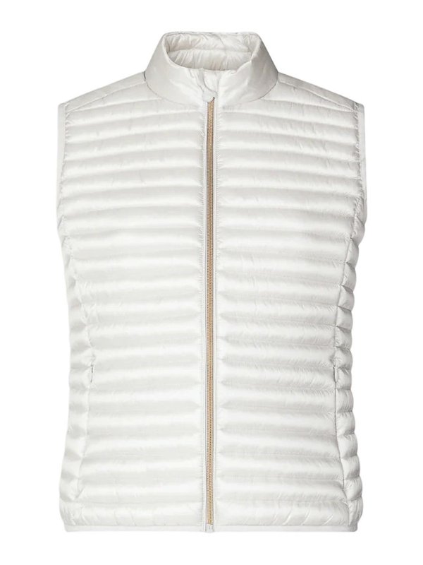Save The Duck: knee length coats - White Jackets