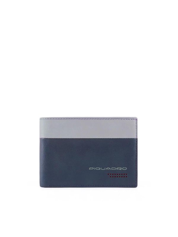 PIQUADRO: 財布＆ポーチ - 財布 - グレー