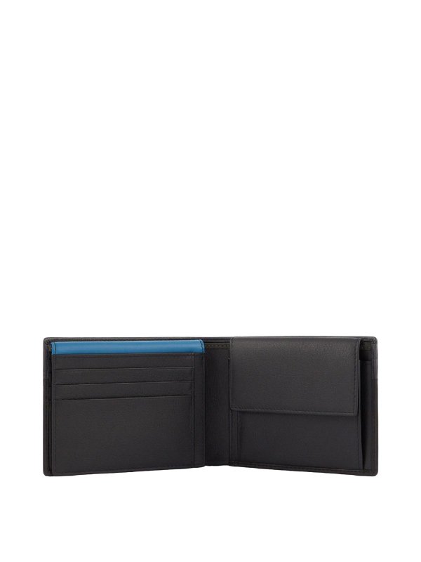 財布 - 黒 shop online: PIQUADRO