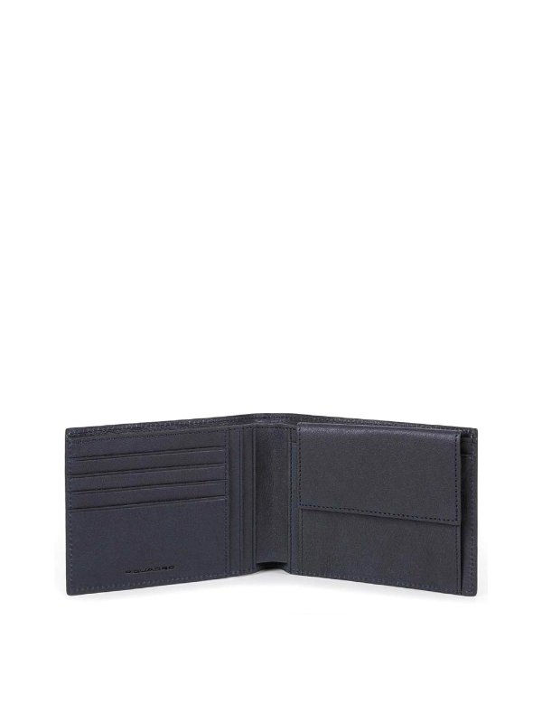PIQUADRO: wallets & purses online - Blue Wallets
