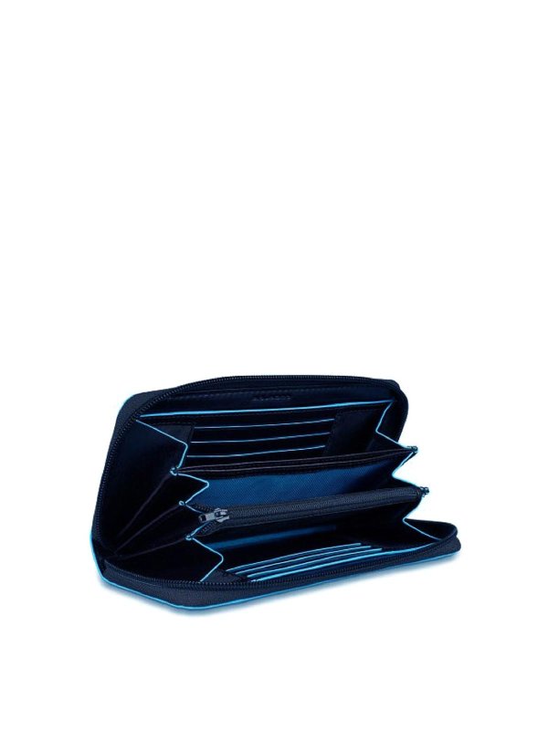 PIQUADRO: wallets & purses online - Blue Wallets