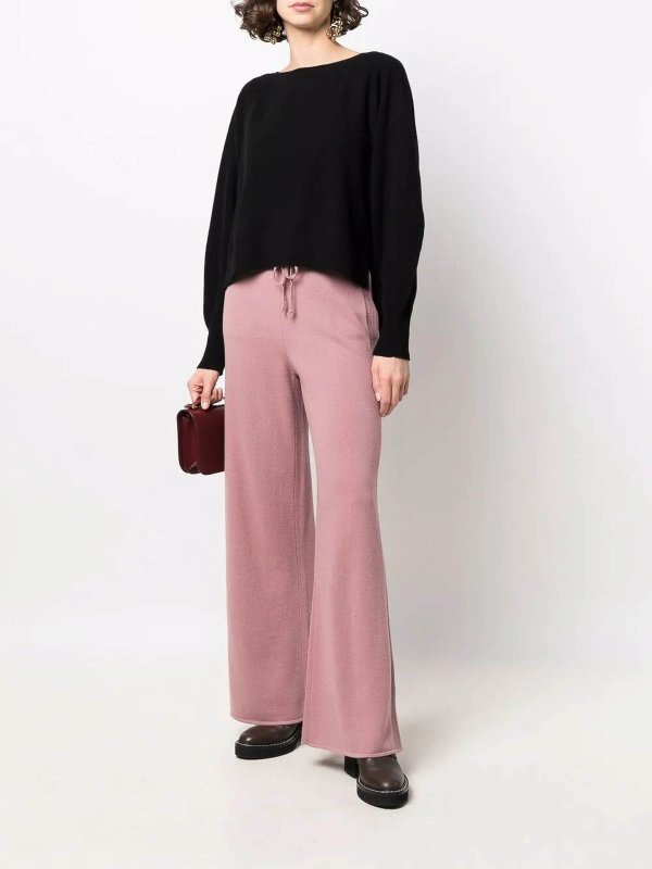 ALBERTA FERRETTI: Strickpullover mit V-Ausschnitt online - V-Pullover - Schwarz