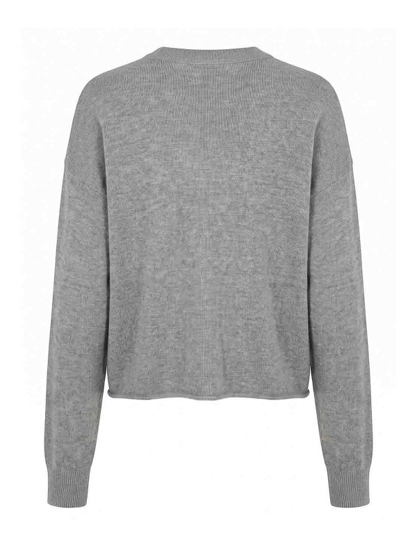 AUTRY: Pull col rond online - Pull Col Rond - Gris